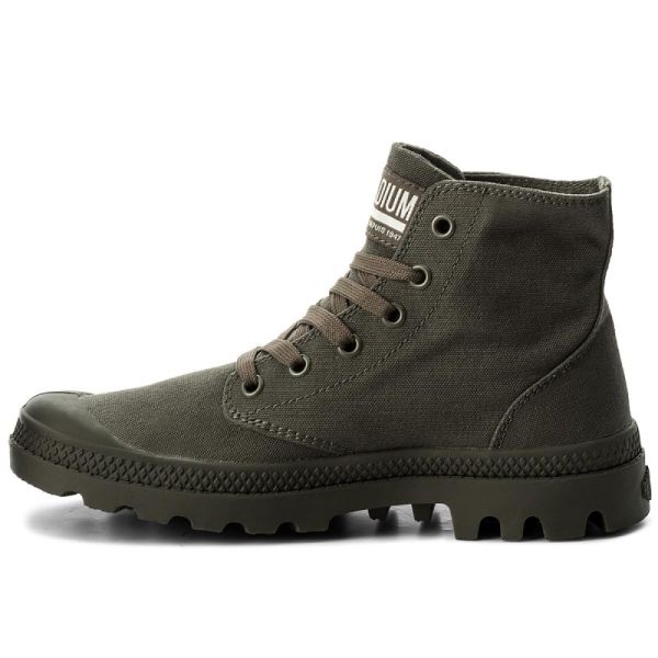 Ботинки Palladium Pampa hi mono olive night