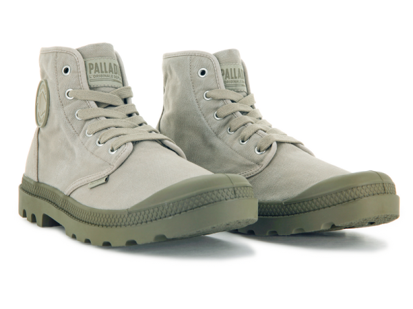Ботинки Palladium Pampa hi eucalyptus aluminium