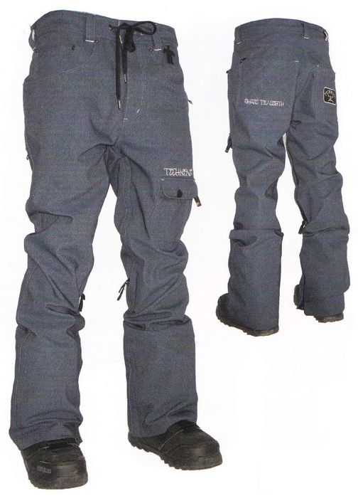 Snowboard pants Technine Slimish denim indigo denim