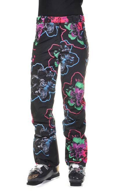 Женские брюки Volkl Silver Star pants black flower Женские брюки Volkl Silver Star pants black flower
