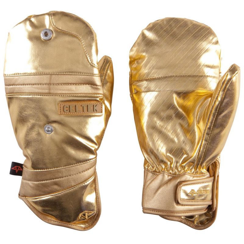 Celtek Chroma gold finger mittens