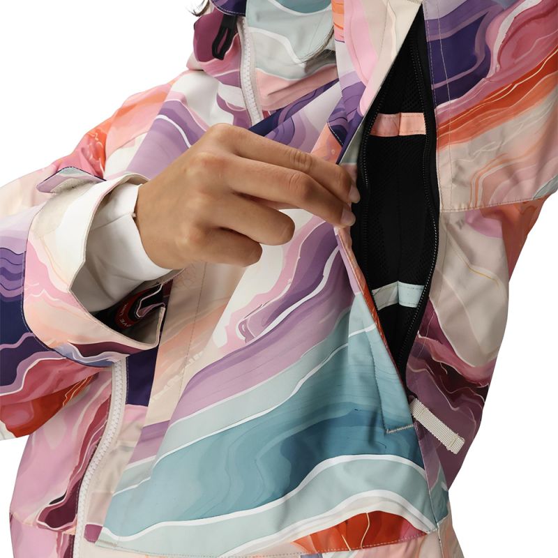 Жіноча сноубордична куртка 686 Athena Insulated sedimentary print