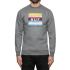 Реглан HUF Serape box logo crewneck grey heather Реглан HUF Serape box logo crewneck grey heather
