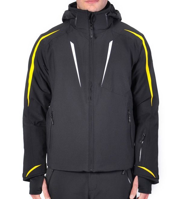 Горнолыжная куртка Volkl Black Flash Jacket black/yellow/white Горнолыжная куртка Volkl Black Flash Jacket black/yellow/white