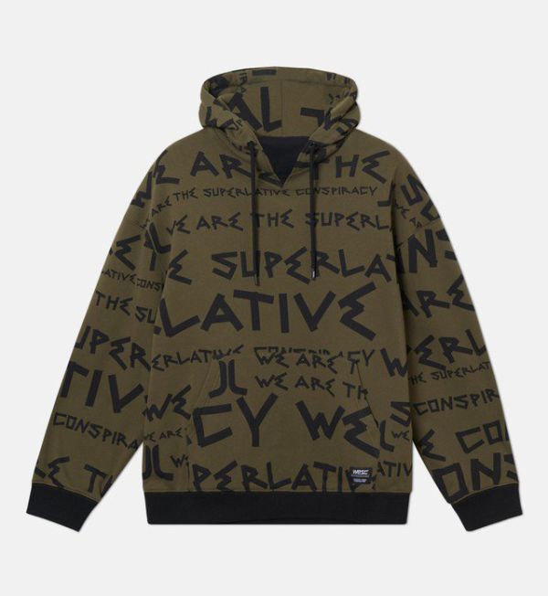 Худи WeSC FW19 Murphy superlative olive night Худи WeSC FW19 Murphy superlative olive night