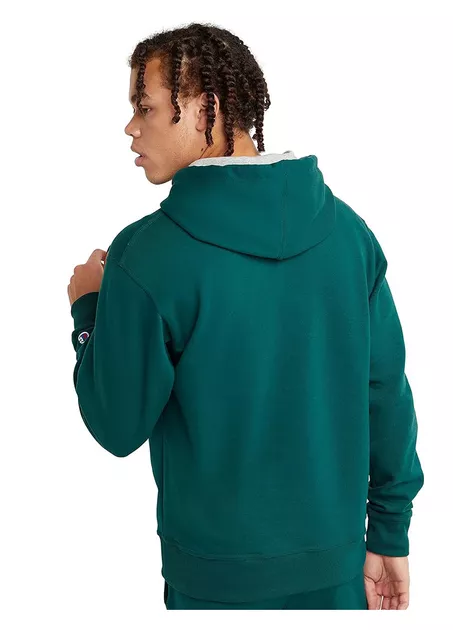 Champion Powerblend Fleece Pullover Hoodie green