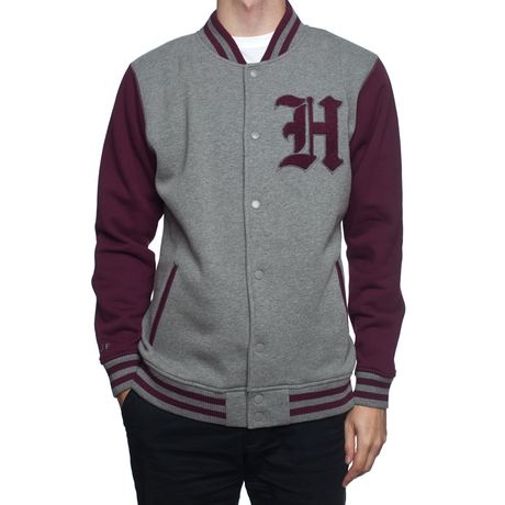Jacket HUF SF Ivy Varsity jacket grey Jacket HUF SF Ivy Varsity jacket grey