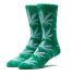 HUF Tie Dye Plantlife sock green