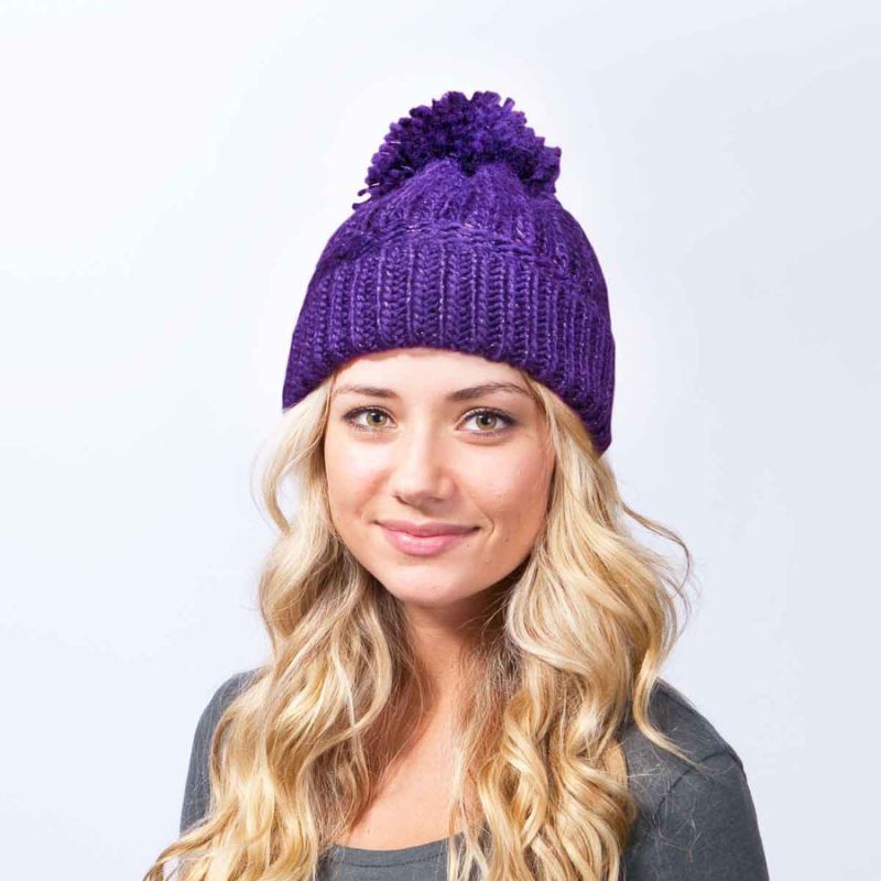 Celtek Zen pom beanie lavender