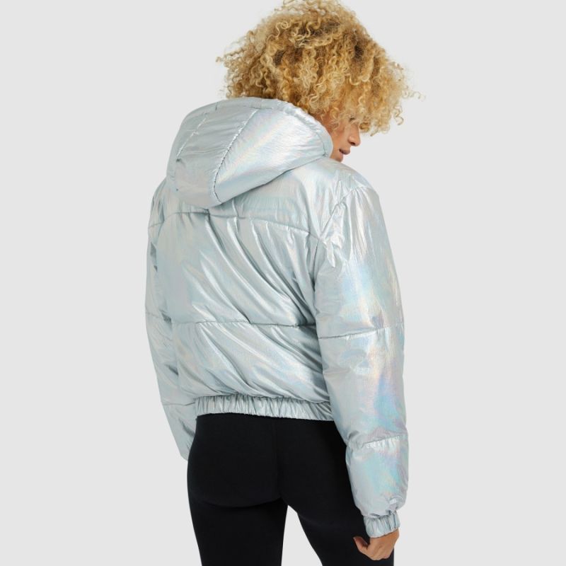 Women's jacket Ellesse Mues padded silver