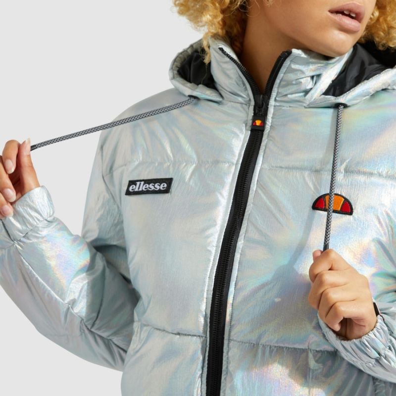 Women's jacket Ellesse Mues padded silver
