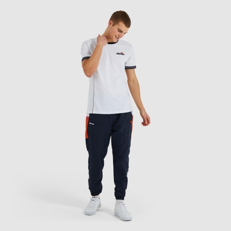 Ellesse Q1SP21 Terracotta tee white