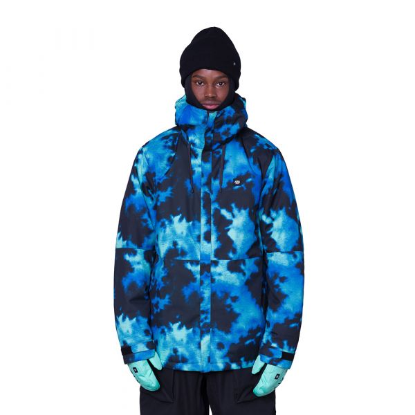 Сноубордическая куртка 686 Foundation Insulated blue slush nebula Сноубордическая куртка 686 Foundation Insulated blue slush nebula