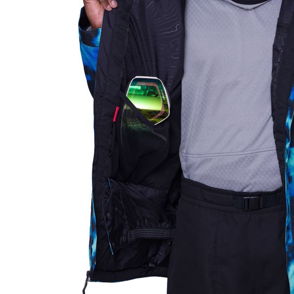 Сноубордическая куртка 686 Foundation Insulated blue slush nebula Сноубордическая куртка 686 Foundation Insulated blue slush nebula