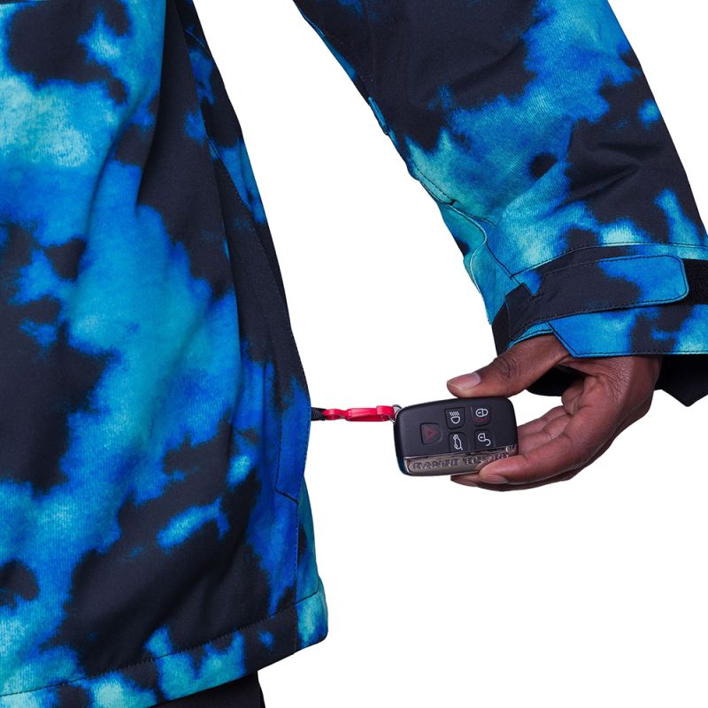 Сноубордическая куртка 686 Foundation Insulated blue slush nebula Сноубордическая куртка 686 Foundation Insulated blue slush nebula