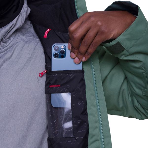 Сноубордическая куртка 686 Foundation Insulated cypress green Сноубордическая куртка 686 Foundation Insulated cypress green