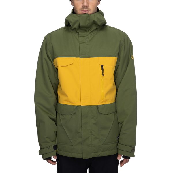 Сноубордическая куртка 686 Infinity Insulated Surplus Green Clrblk Сноубордическая куртка 686 Infinity Insulated Surplus Green Clrblk