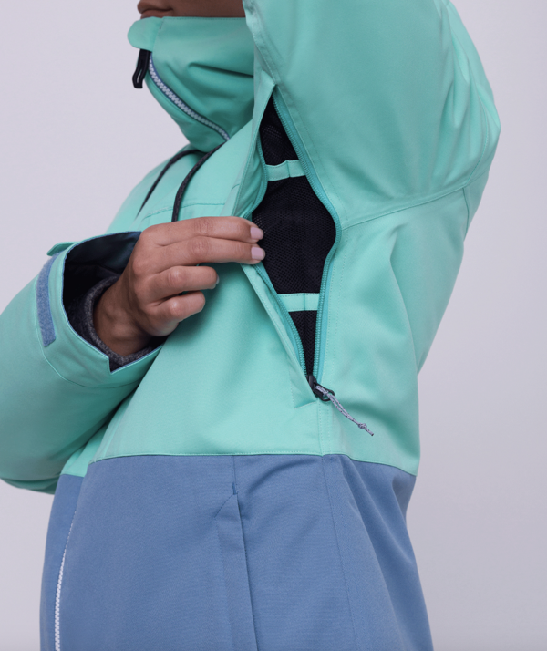 686 Athena Insulated spearmint colorblock 686 Athena Insulated spearmint colorblock