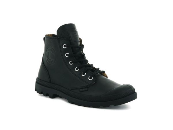 Ботинки Palladium Pampa Hi leather UL black Ботинки Palladium Pampa Hi leather UL black
