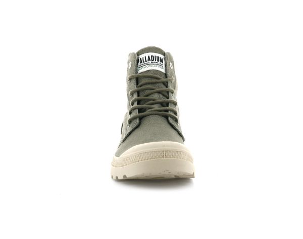 Ботинки Palladium Pampa hi organic dusky green