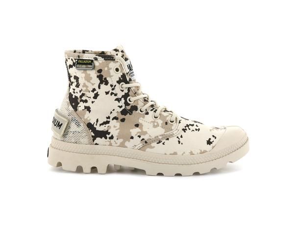 Ботинки Palladium Pampa hi og beige camo Ботинки Palladium Pampa hi og beige camo