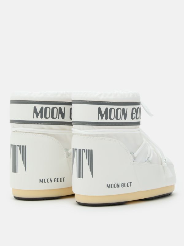 Низкие мунбуты Tecnica Moon Boot Icon low white mono
