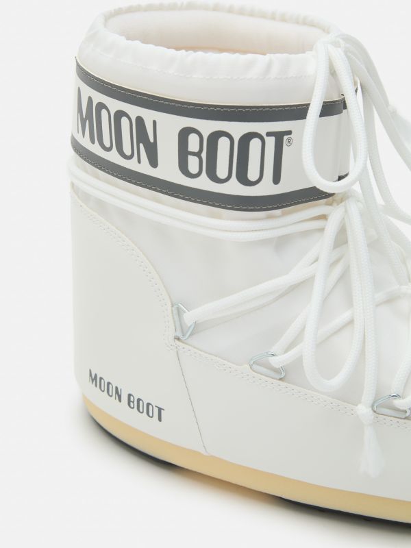 Низкие мунбуты Tecnica Moon Boot Icon low white mono