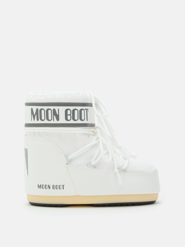 Tecnica Moon Boot Icon low white mono