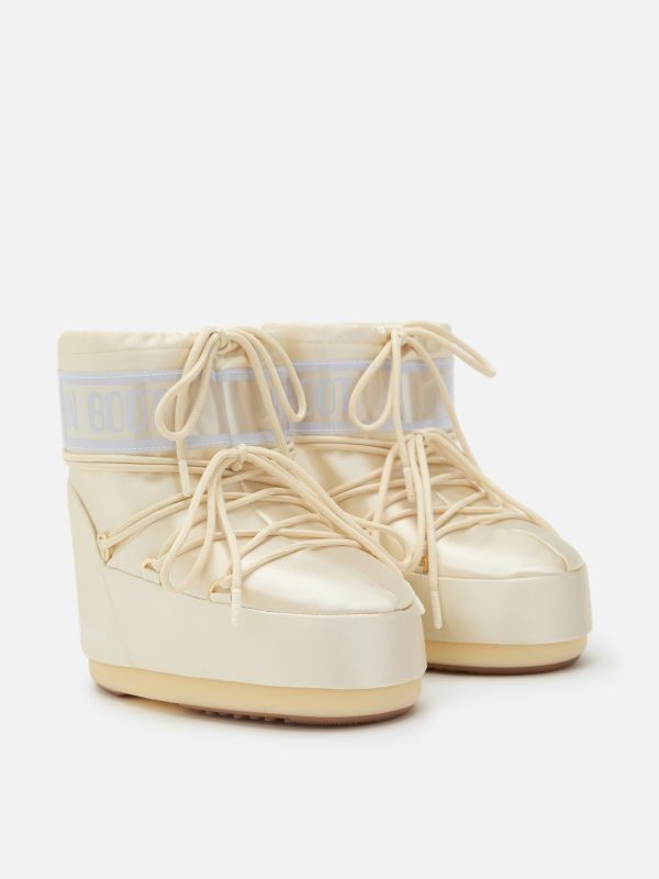 Низкие мунбуты Tecnica Moon Boot Icon low pearly ivory