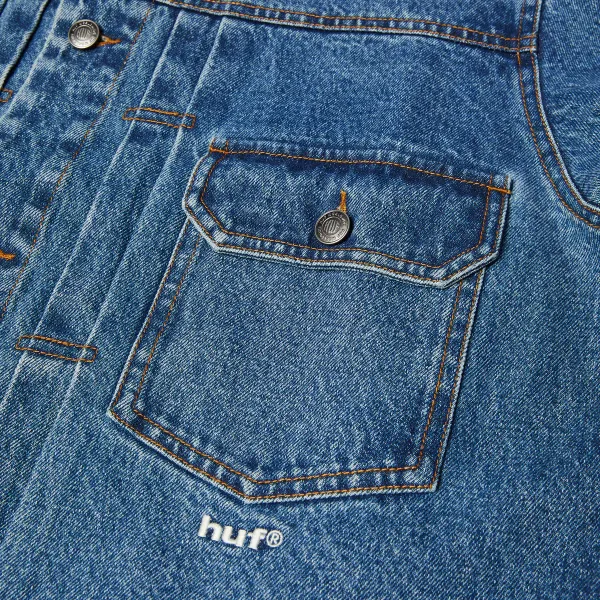 Куртка HUF SP26 89 Trucker Jacket denim indigo