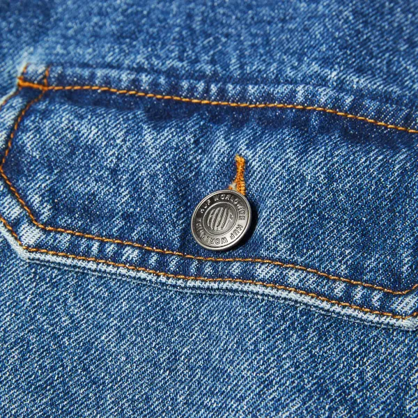 Куртка HUF SP26 89 Trucker Jacket denim indigo