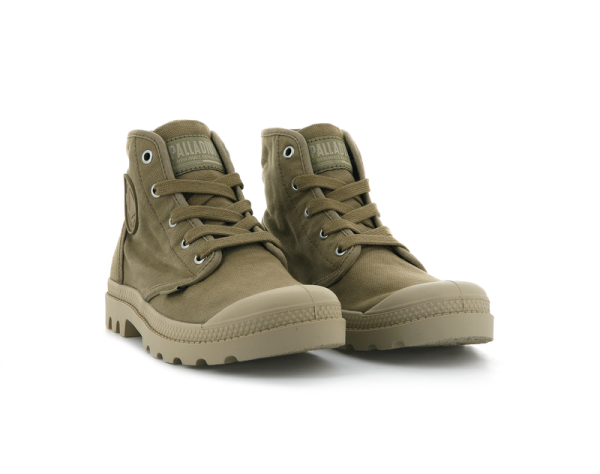 Ботинки Palladium Pampa hi olive/ginger