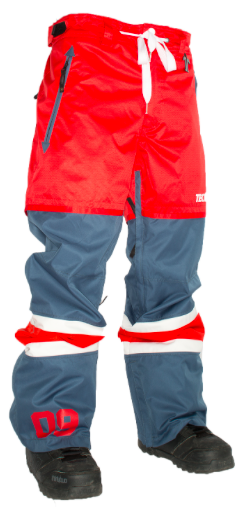 Snowboard pants Technine Hockey pant red navy