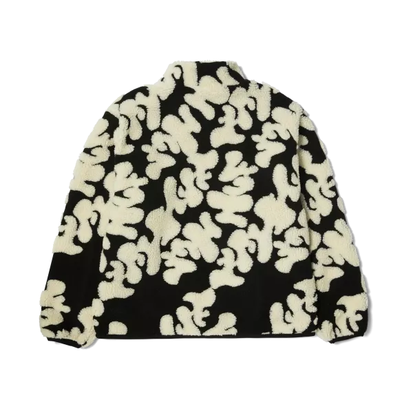 Куртка HUF FA24 Abstract High Pile jaquard black