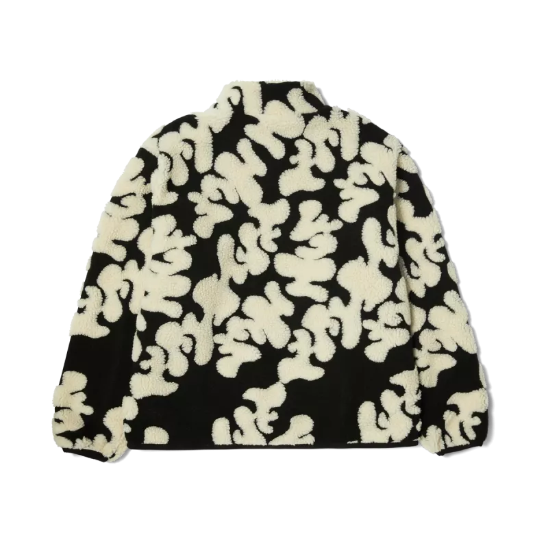 Куртка HUF FA24 Abstract High Pile jaquard black