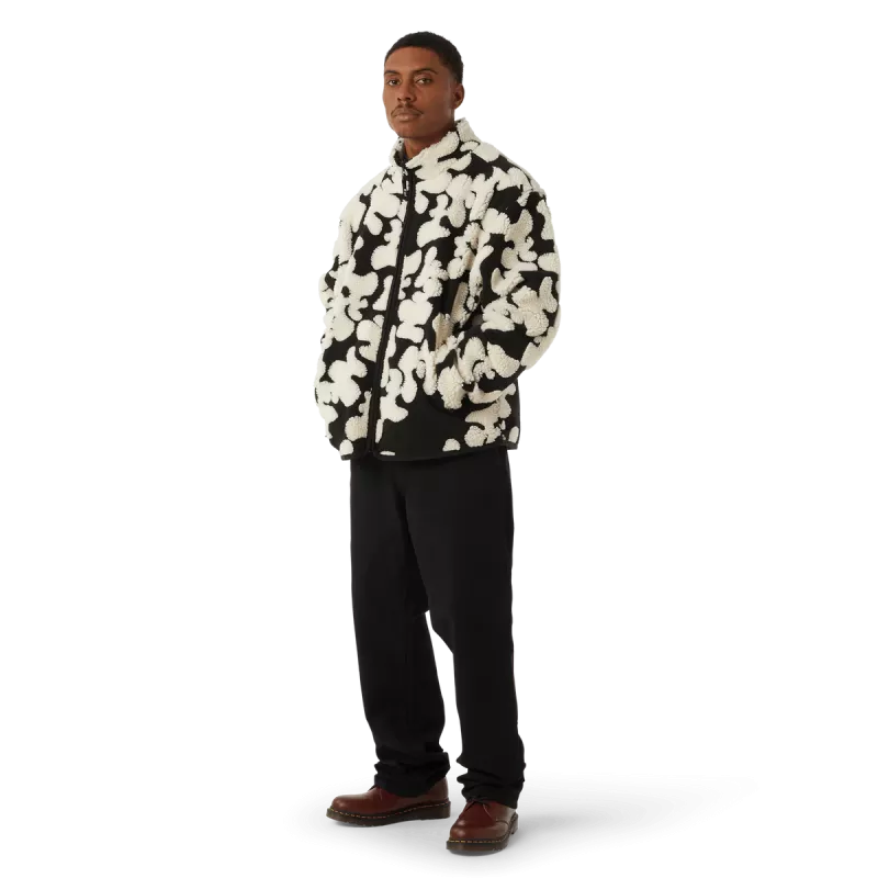 Куртка HUF FA24 Abstract High Pile jaquard black