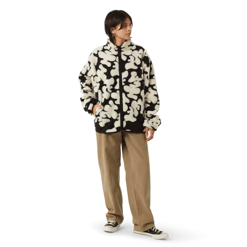 Куртка HUF FA24 Abstract High Pile jaquard black