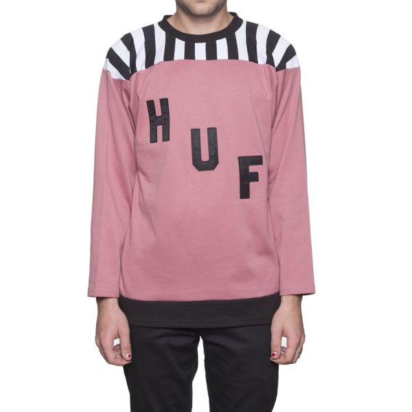 Longsleeve HUF Aggro football tee salmon Longsleeve HUF Aggro football tee salmon