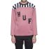 Лонгслів HUF Aggro football tee salmon