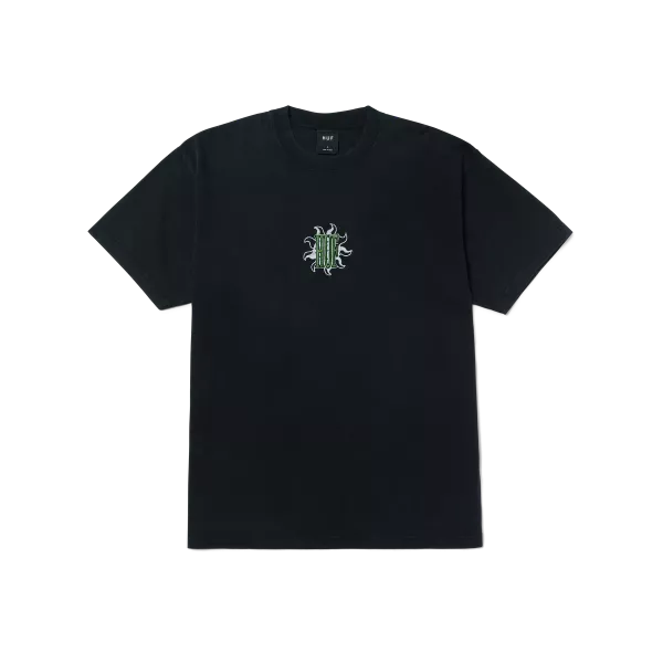 Футболка HUF SU25 Apollo washed tee washed black Футболка HUF SU25 Apollo washed tee washed black