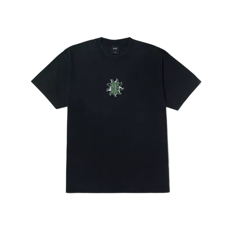HUF SU25 Apollo washed tee washed black