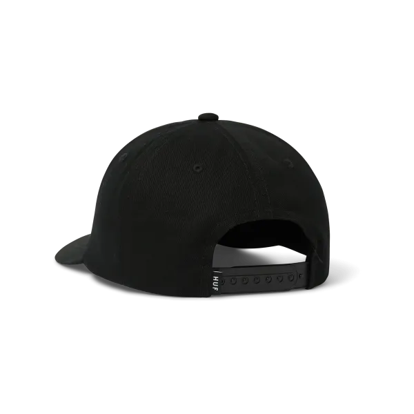 Кепка HUF HO25 Arch 6 Panel snapback black