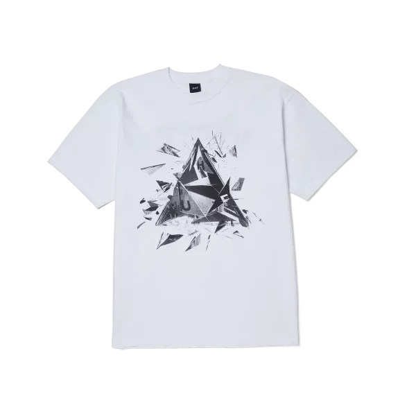 Футболка HUF SP25 Auto Glass tee white Футболка HUF SP25 Auto Glass tee white