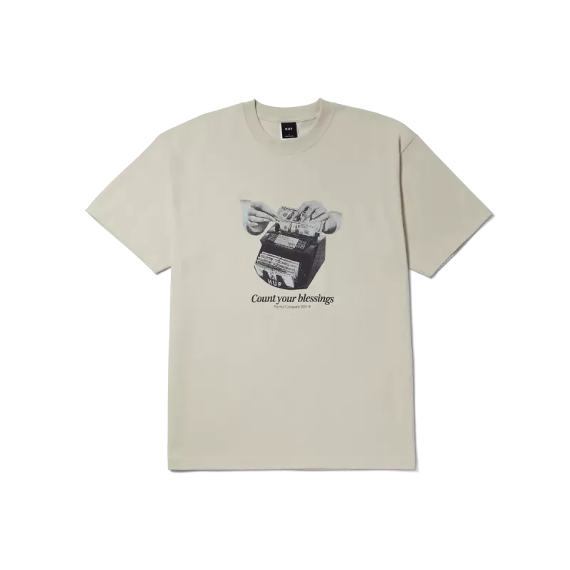 HUF HO24 Blessings tee stone