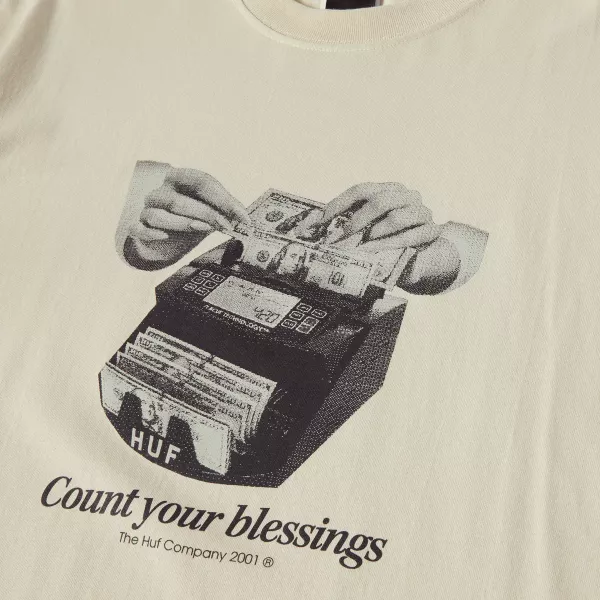 HUF HO24 Blessings tee stone