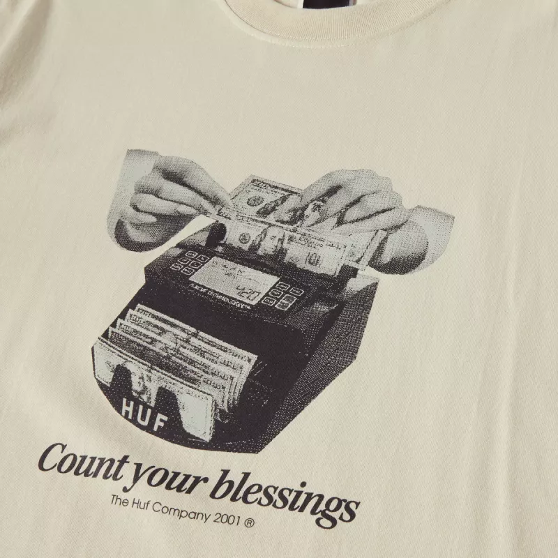 HUF HO24 Blessings tee stone