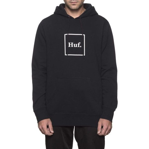 Hoodie HUF Box logo pullover black  Hoodie HUF Box logo pullover black