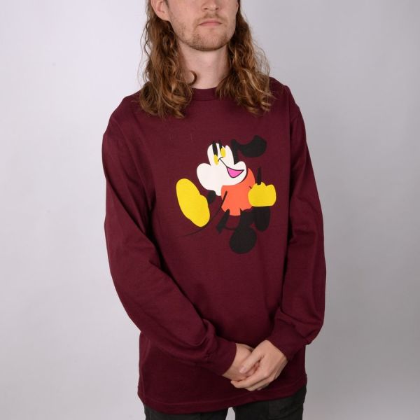 Лонгслив Quasi HOQ19 Walter ls burgundy