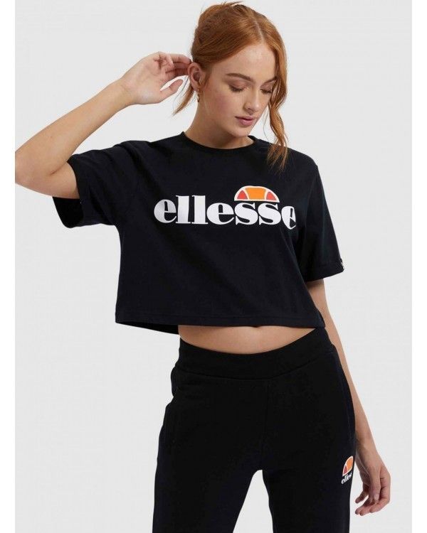 Ellesse Q1SP21 Alberta crop women's tee black Ellesse Q1SP21 Alberta crop women's tee black