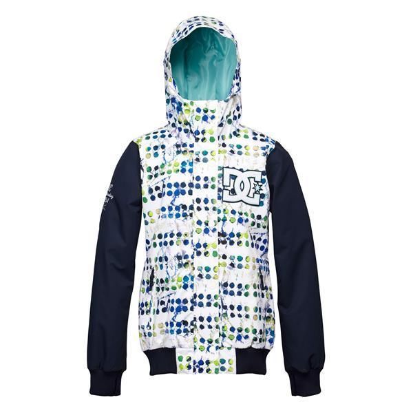 Женская сноубордическая куртка DC Squad bright white pattern Женская сноубордическая куртка DC Squad bright white pattern